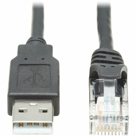 Main Image for Tripp Lite by Eaton USB-A to RJ45 Rollover Console Cable (M/M) - Cisco Compatible 250 Kbps 15 ft. (4.57 m) Black