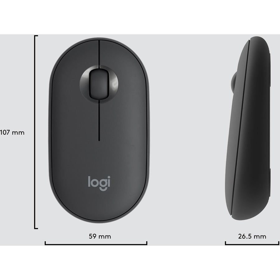 Alternate-Image8 Image for Logitech MK470 Slim Wireless Keyboard and Mouse Combo - Modern Compact Layout, Ultra Quiet - Graphite