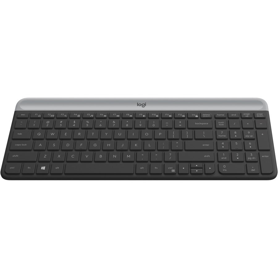 Alternate-Image5 Image for Logitech MK470 Slim Wireless Keyboard and Mouse Combo - Modern Compact Layout, Ultra Quiet - Graphite