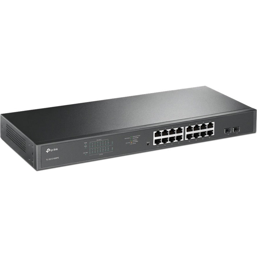Alternate-Image2 Image for TP-Link TL-SG1218MPE - JetStream 16-Port Gigabit Easy Smart PoE/PoE+ Switch
