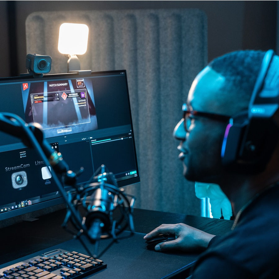 Alternate-Image1 Image for Logitech Webcam - 2.1 Megapixel - 60 fps - Graphite - USB - Retail - 1 Each