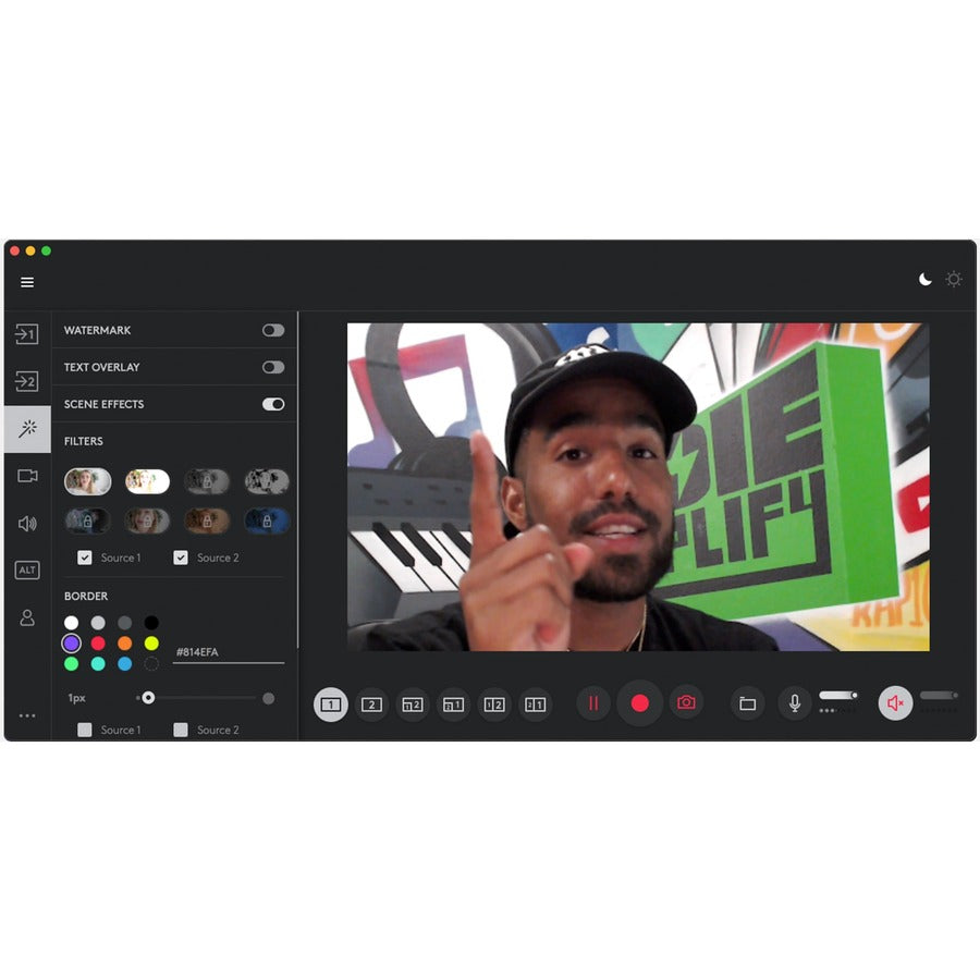 Alternate-Image6 Image for Logitech Webcam - 2.1 Megapixel - 60 fps - Graphite - USB - Retail - 1 Each