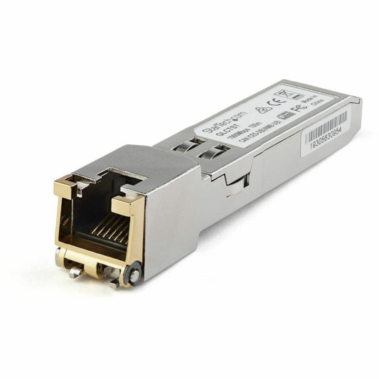 Main Image for StarTech Dell EMC SFP-1G-T Compatible SFP Module - 1000BASE-T - 1GE Gigabit Ethernet SFP to RJ45 Cat6/Cat5e Transceiver - 100m