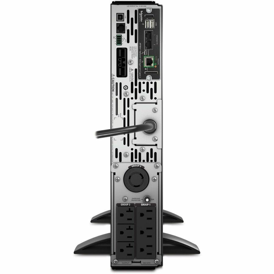 Alternate-Image1 Image for APC Smart-UPS X, Line Interactive, 2000VA,Rack/tower convertible 2U, 100V-127V, 3x 5-15R+3x 5-20R+1x L5-20R NEMA,NMC,Extended runtime,10 Ft input cord