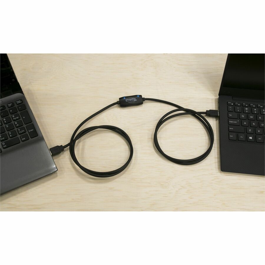 Alternate-Image3 Image for Plugable USB 3.0 Transfer Cable for Windows PCs - High-Speed Data Transfer, Easy PC-to-PC File Sync