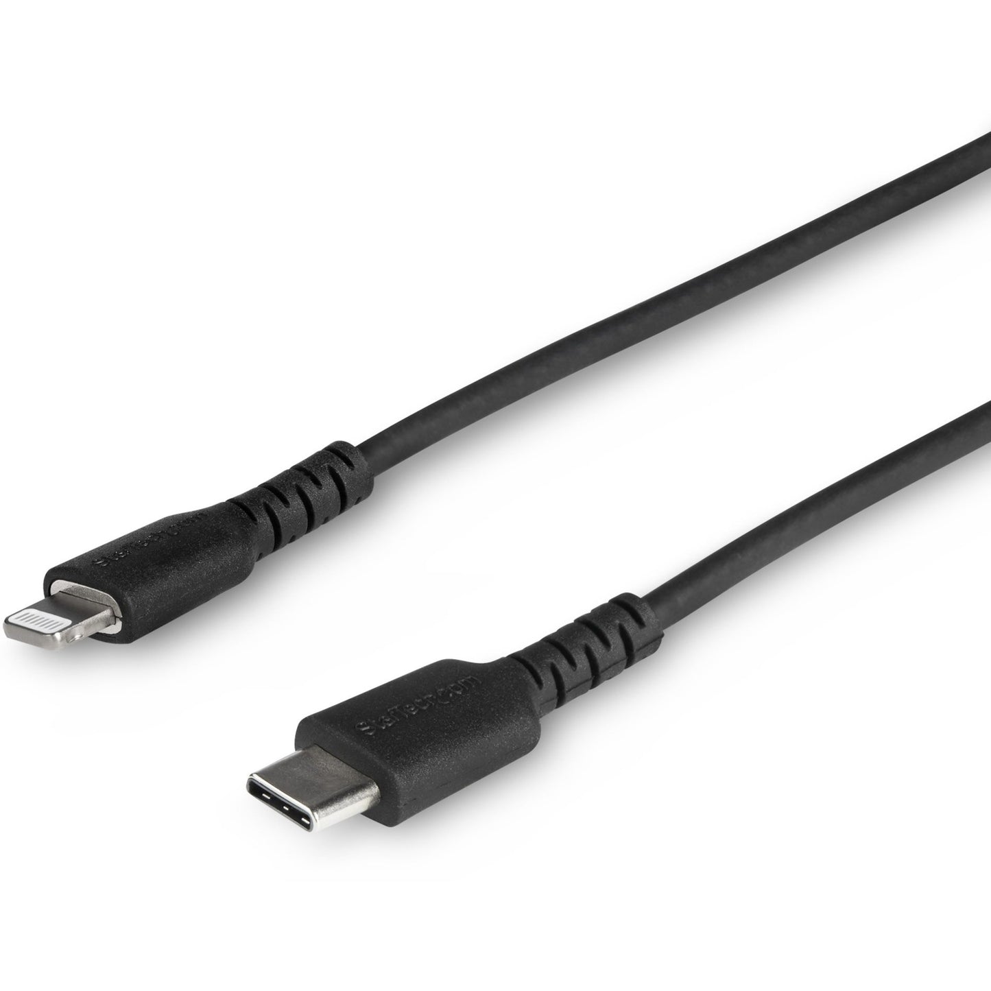 Main Image for StarTech.com 3 foot/1m Durable Black USB-C to Lightning Cable, Rugged Heavy Duty Charging/Sync Cable for Apple iPhone/iPad MFi Certified