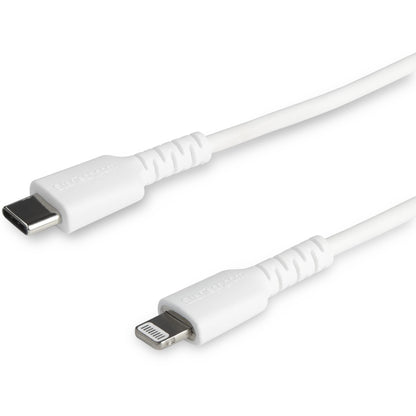 Main Image for StarTech 3 foot/1m Durable White USB-C to Lightning Cable, Rugged Heavy Duty Charging/Sync Cable for Apple iPhone/iPad MFi Certified