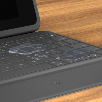 Alternate-Image1 Image for Logitech Rugged Folio Rugged Keyboard/Cover Case (Folio) Apple, Logitech iPad (7th Generation), iPad (8th Generation), iPad (9th Generation) Tablet - Graphite