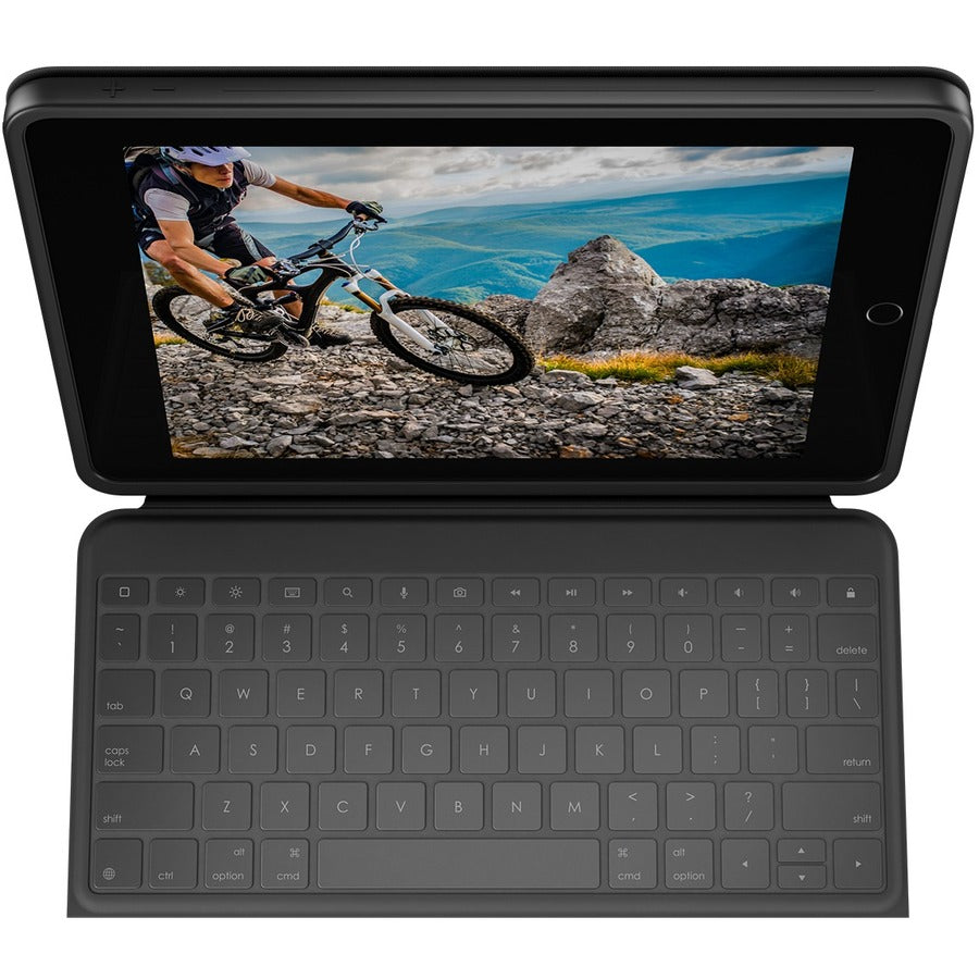Alternate-Image3 Image for Logitech Rugged Folio Rugged Keyboard/Cover Case (Folio) Apple, Logitech iPad (7th Generation), iPad (8th Generation), iPad (9th Generation) Tablet - Graphite