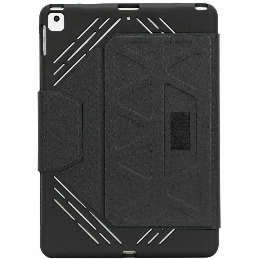 Rear Image for Targus Pro-Tek THZ852GL Carrying Case (Folio) for 10.2" to 10.5" Apple iPad (9th Generation), iPad (8th Generation), iPad (7th Generation), iPad Air, iPad Pro Apple Pencil, Stylus, Tablet - Black