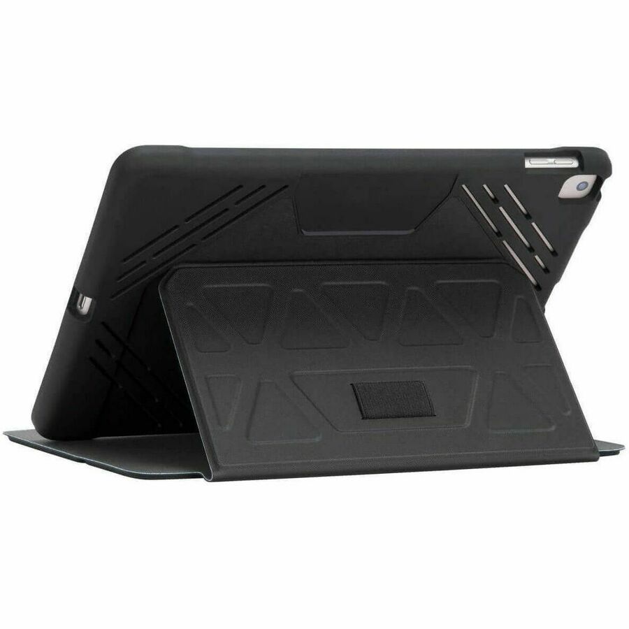 Alternate-Image1 Image for Targus Pro-Tek THZ852GL Carrying Case (Folio) for 10.2" to 10.5" Apple iPad (9th Generation), iPad (8th Generation), iPad (7th Generation), iPad Air, iPad Pro Apple Pencil, Stylus, Tablet - Black