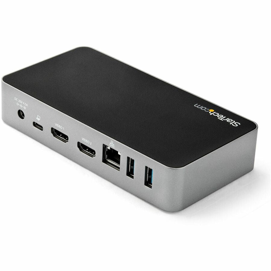 Alternate-Image2 Image for StarTech.com USB-C Dock - Dual Monitor 1080p HDMI Laptop Docking Station - 60W Power Delivery - 1x USB-C, 3x USB-A, GbE - Mac & Windows