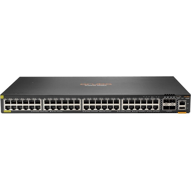 Main Image for HPE 6300F 48-port 1GbE Class 4 PoE and 4-port SFP56 Switch