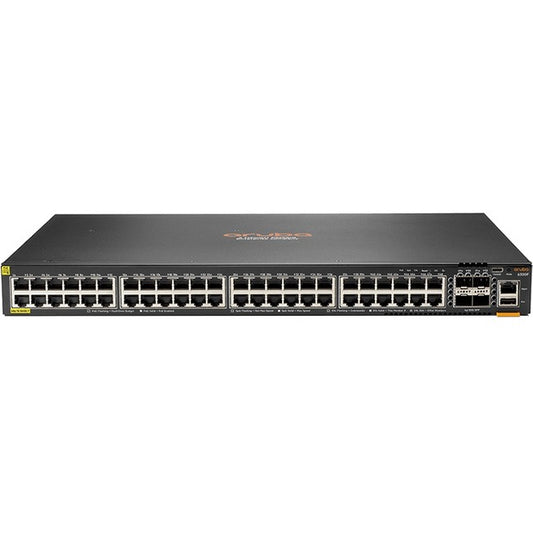 Main Image for HPE 6300F 48-port 1GbE Class 4 PoE and 4-port SFP56 Switch