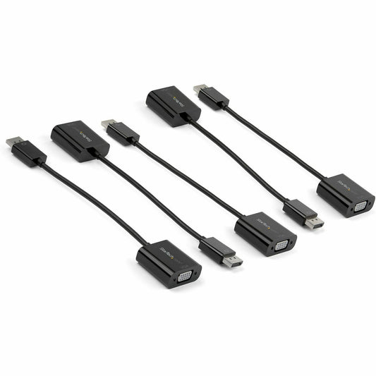 Main Image for StarTech.com 5-Pack DisplayPort to VGA Adapter - DisplayPort 1.2 to VGA Monitor Active Adapter - DP to VGA Video Converter Dongle - M/F