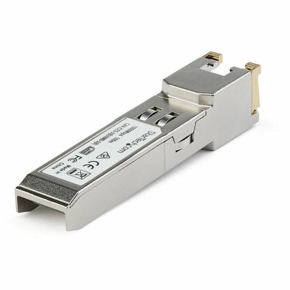 Alternate-Image1 Image for StarTech.com Cisco GLC-TE Compatible Module - SFP to RJ45 - 1000BASE-T 1G Copper Cat6/Cat5e Industrial Transceiver - Extended Temp 100m