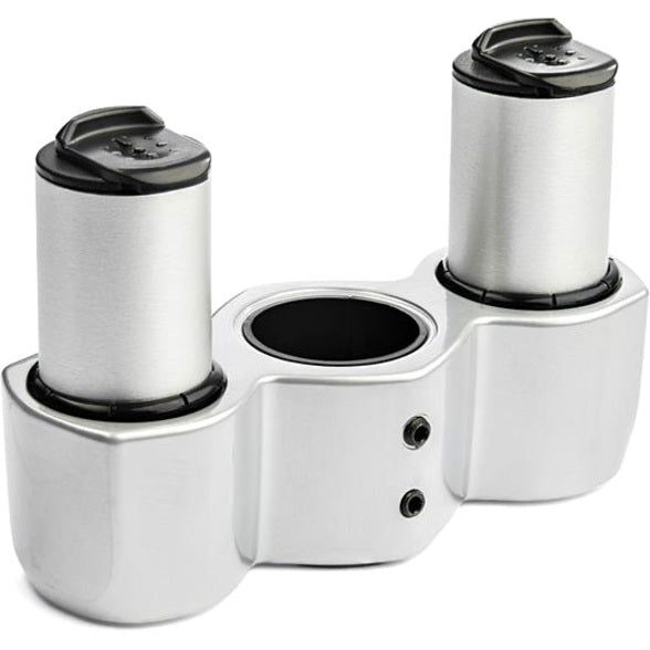 Alternate-Image4 Image for Desk Mount Quad Monitor Arm - 4 VESA Displays up to 30" -Premium Ergonomic Articulating Adjustable Pole Mount - Clamp/Gromme