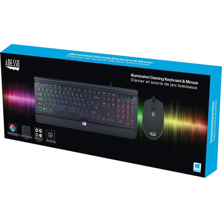 Alternate-Image10 Image for Adesso EasyTouch 137CB Illuminated Gaming Keyboard & Mouse Combo