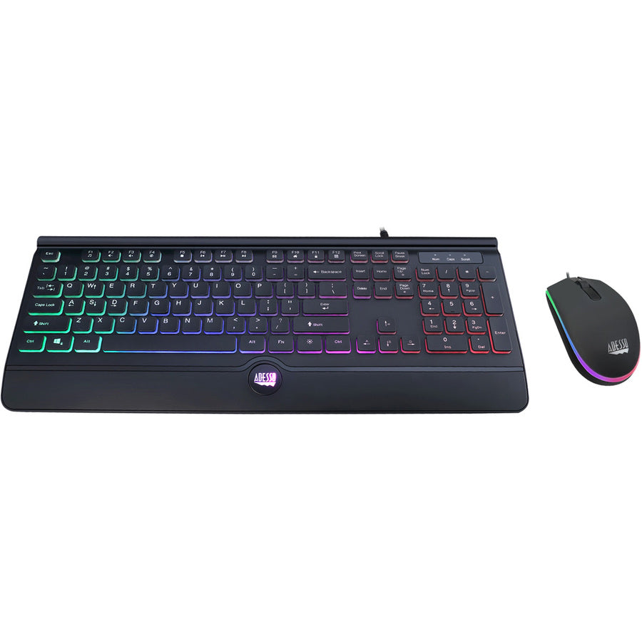 Alternate-Image2 Image for Adesso EasyTouch 137CB Illuminated Gaming Keyboard & Mouse Combo