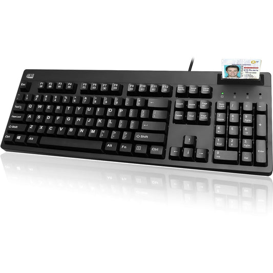 Main Image for Adesso EasyTouch 630SB-TAA - Smart Card Reader Keyboard (TAA Compliant)