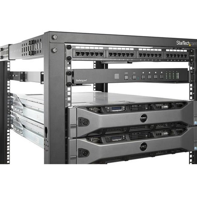 Alternate-Image6 Image for StarTech.com 1U 19" Server Rack Rails 24-36" Adjustable Depth /Universal 4 Post Network/Server/UPS Equipment Mounting Rack Mount Rail Kit