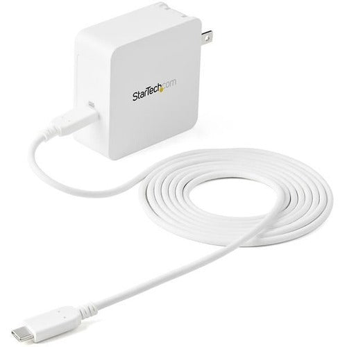 Main Image for StarTech.com USB C Wall Charger - 60W PD 1m cable - Portable Travel USB Type C Fast Charge Universal Laptop Adapter - USB IF/ETL Certified