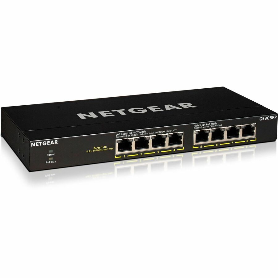 Alternate-Image2 Image for Netgear Business GS308PP Ethernet Switch