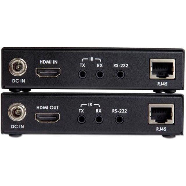 Rear Image for StarTech HDMI over CAT6 Extender, 4K 60Hz, 330ft / 100m, IR Support, HDMI Balun, 4K Video over CAT6 (ST121HD20L), TAA