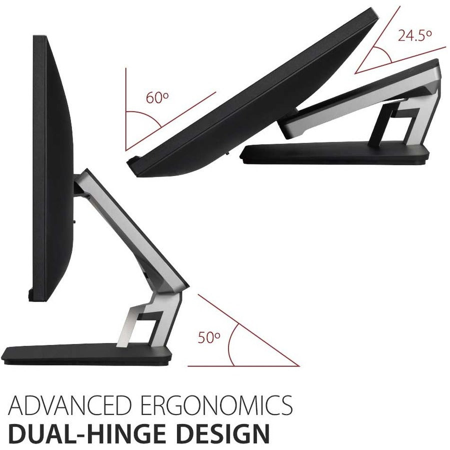 Alternate-Image3 Image for ViewSonic TD2455 24 Inch 1080p Touch Screen Monitor, 10-Point Multi-Touch IPS for Collaborative Offices, USB-C with Daisy Chain, Advanced Ergonomics, HDMI, DisplayPort Out