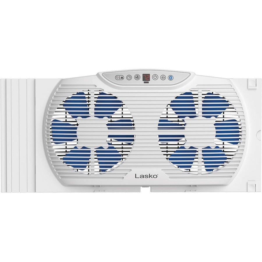 Main Image for Lasko Electrically Reversible Twin Window Fan with Bluetooth