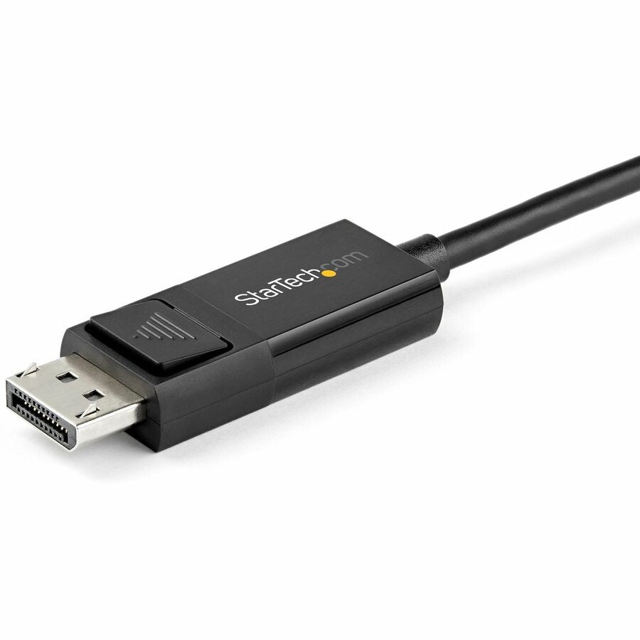 Alternate-Image1 Image for StarTech.com 6ft (2m) USB C to DisplayPort 1.4 Cable 8K 60Hz/4K - Reversible DP to USB-C or USB-C to DP Video Adapter Cable HBR3/HDR/DSC