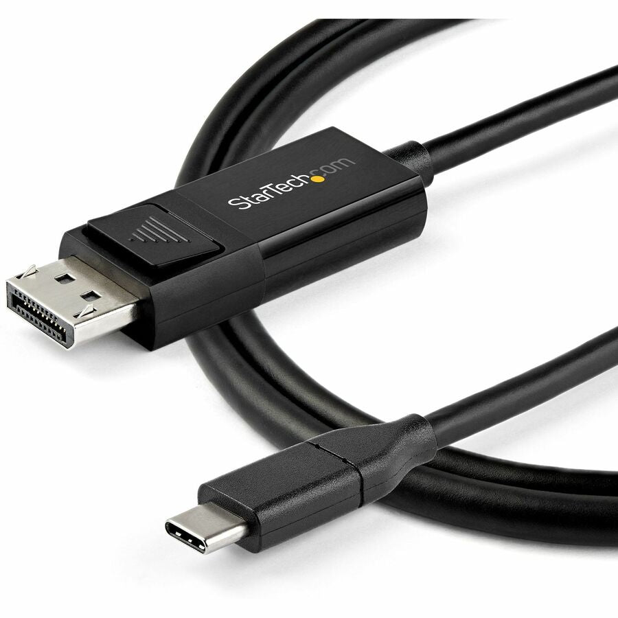 Alternate-Image3 Image for StarTech.com 6ft (2m) USB C to DisplayPort 1.4 Cable 8K 60Hz/4K - Reversible DP to USB-C or USB-C to DP Video Adapter Cable HBR3/HDR/DSC