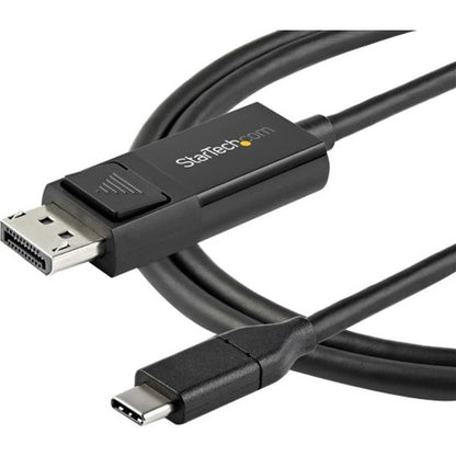 Top Image for StarTech.com 6ft (2m) USB C to DisplayPort 1.2 Cable 4K 60Hz - Reversible DP to USB-C / USB-C to DP Video Adapter Monitor Cable HBR2/HDR
