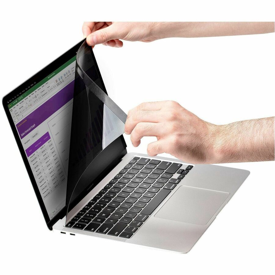 Alternate-Image4 Image for StarTech 15-inch MacBook Pro & MacBook Air Magnetic Laptop Privacy Screen, Anti-Glare Matte or Glossy Sides, Privacy Filter - TAA