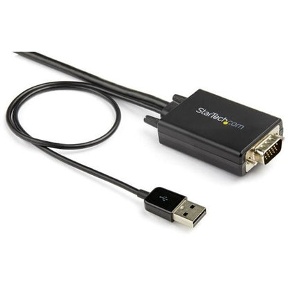 Right Image for StarTech.com 2m VGA to HDMI Converter Cable with USB Audio Support - 1080p Analog to Digital Video Adapter Cable - Male VGA to Male HDMI