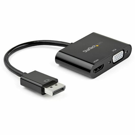 Main Image for StarTech.com DisplayPort to HDMI VGA Adapter - DP 1.2 HBR2 to HDMI 2.0 4K 60Hz or VGA Monitor Converter - Digital Video Display Adapter