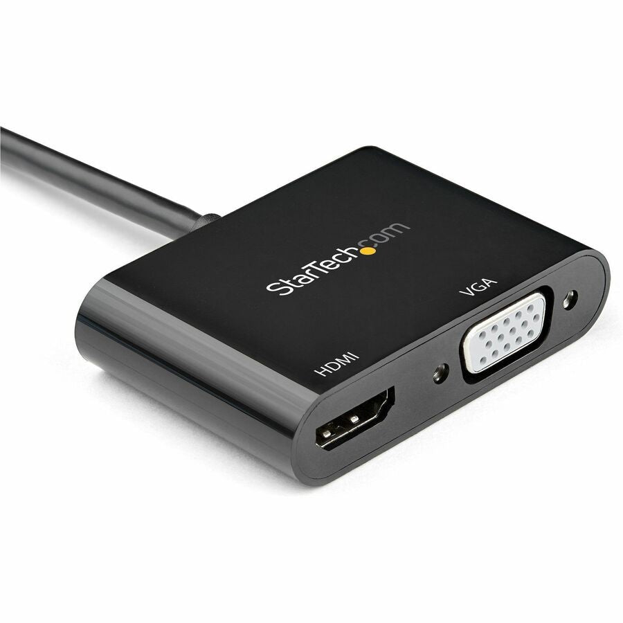 Alternate-Image1 Image for StarTech.com DisplayPort to HDMI VGA Adapter - DP 1.2 HBR2 to HDMI 2.0 4K 60Hz or VGA Monitor Converter - Digital Video Display Adapter