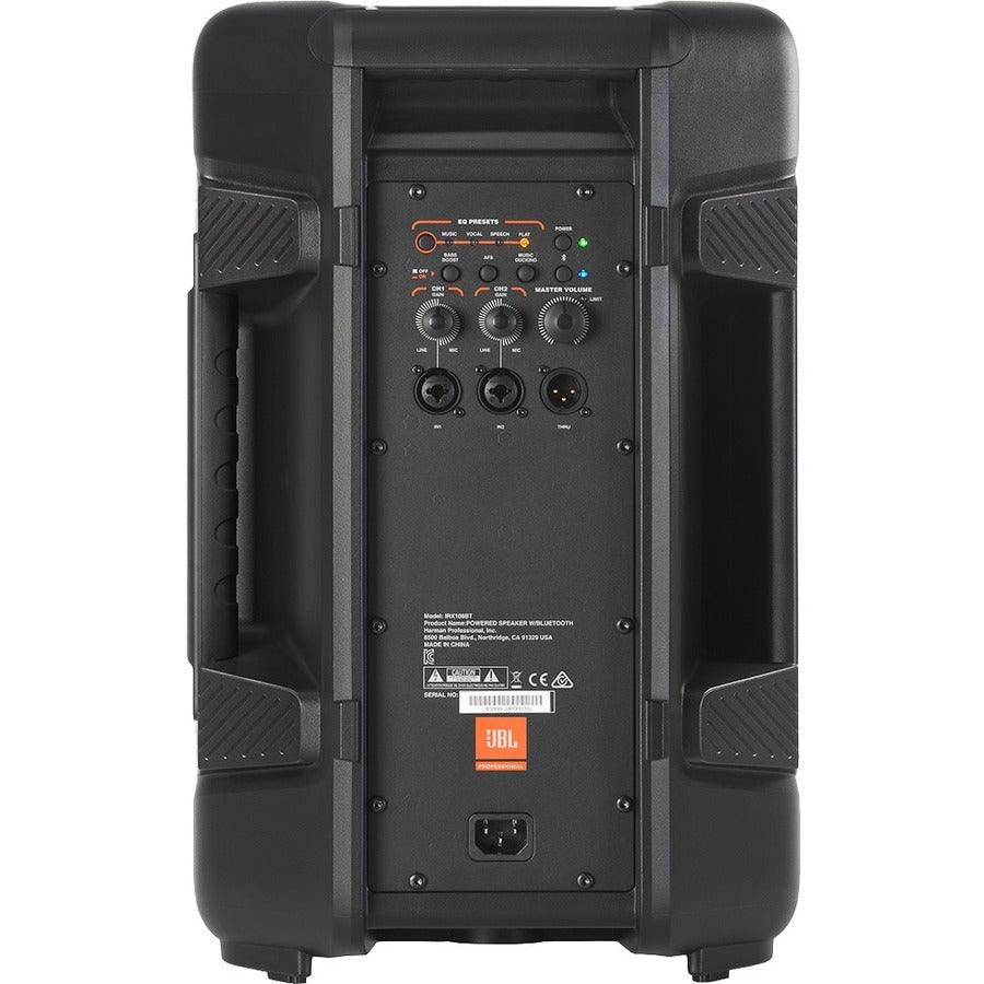 Rear Image for JBL IRX108BT Portable Bluetooth Speaker System - 200 W RMS - Black