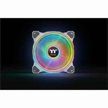 Alternate-Image7 Image for Thermaltake Riing Quad 12 RGB Radiator Fan TT Premium Edition 3 Pack - White - 3 Pack
