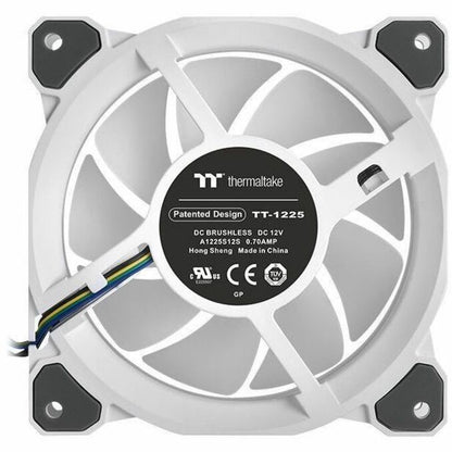 Alternate-Image5 Image for Thermaltake Riing Quad 12 RGB Radiator Fan TT Premium Edition 3 Pack - White - 3 Pack