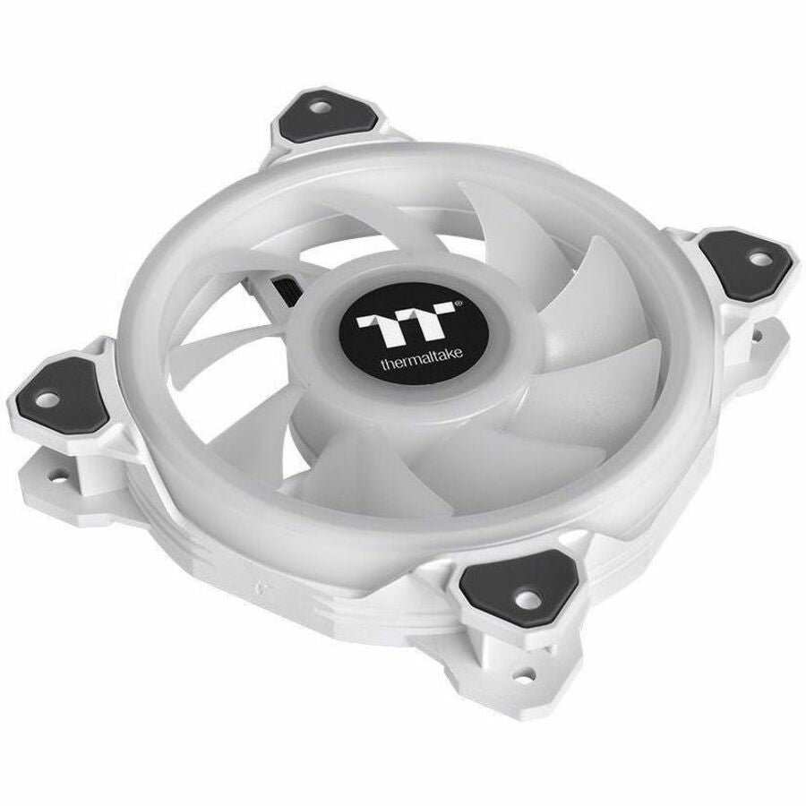 Alternate-Image5 Image for Thermaltake Riing Quad 14 RGB Radiator Fan TT Premium Edition 3 Pack - White - 3 Pack