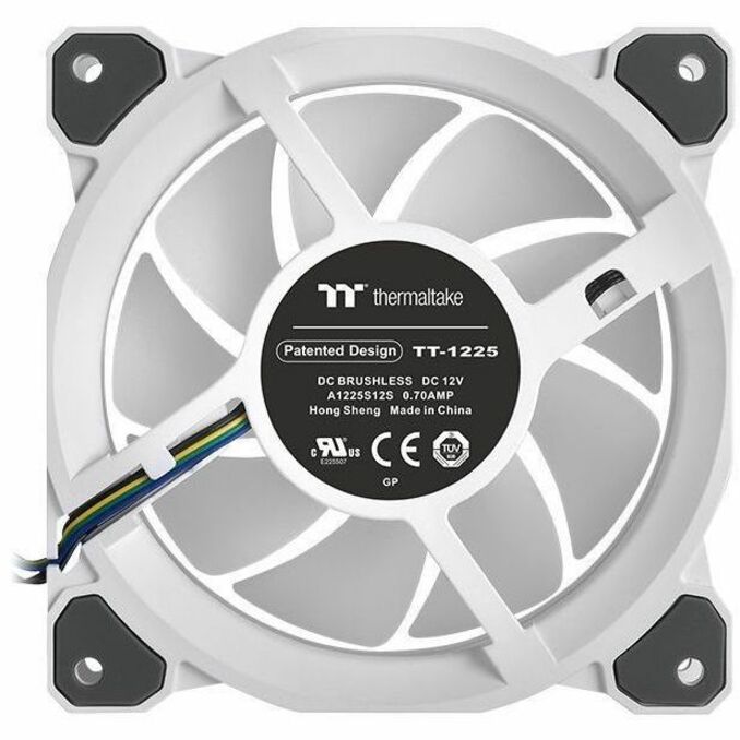 Alternate-Image3 Image for Thermaltake Riing Quad 14 RGB Radiator Fan TT Premium Edition 3 Pack - White - 3 Pack