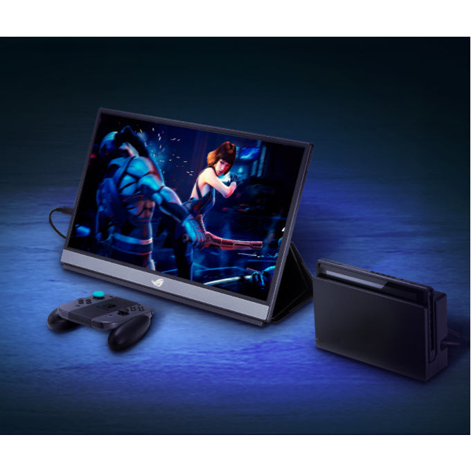 Life-Style Image for Asus ROG Strix XG17AHPE 17" Class Full HD Gaming LCD Monitor - 16:9 - Black