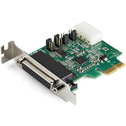 Main Image for StarTech.com 4-port PCI Express RS232 Serial Adapter Card - PCIe Serial DB9 Controller Card 16950 UART - Low Profile - Windows/Linux