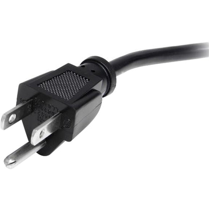 Alternate-Image2 Image for StarTech.com 10ft (3m) Computer Power Cord, NEMA 5-15P to C13, 10A 125V, 18AWG, 10 Pack, Replacement PC Power Cord, TV/Monitor Power Cable