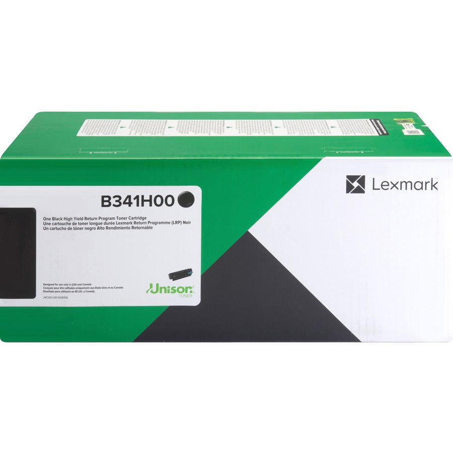 Front Image for Lexmark Unison Original High Yield Laser Toner Cartridge - Black - 1 Each