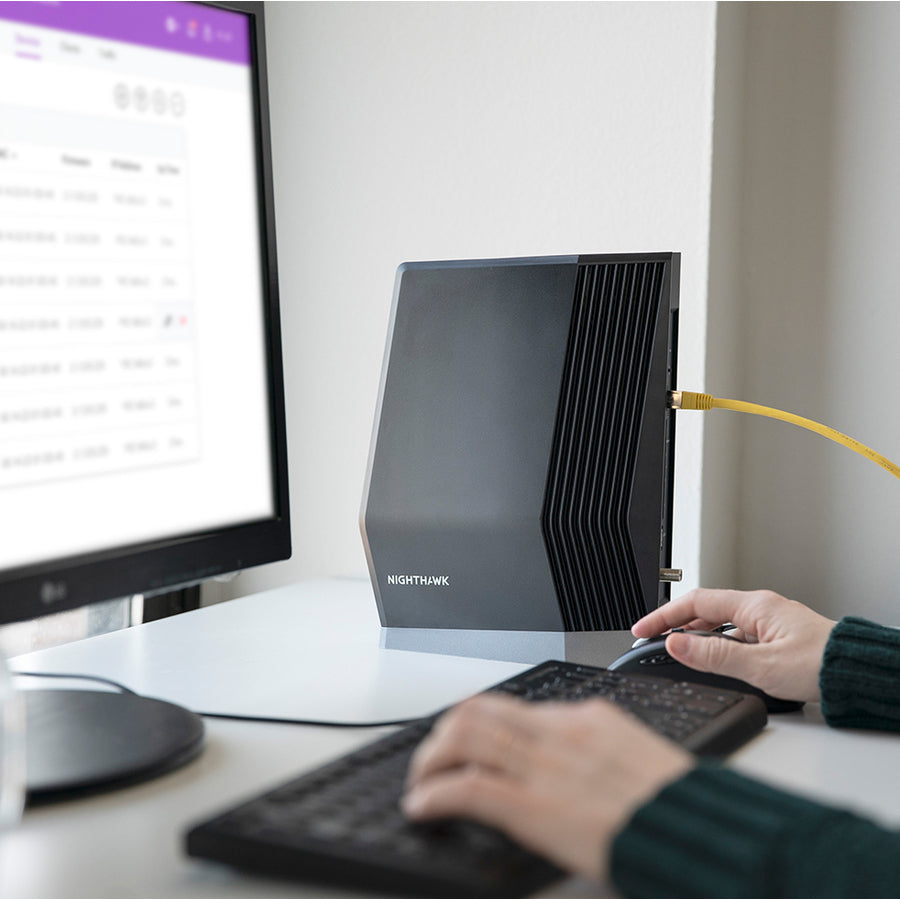Life-Style Image for Netgear Nighthawk CAX80 Wi-Fi 6 IEEE 802.11ax Ethernet, Cable Wireless Router