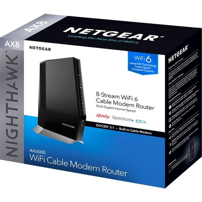 Alternate-Image4 Image for Netgear Nighthawk CAX80 Wi-Fi 6 IEEE 802.11ax Ethernet, Cable Wireless Router