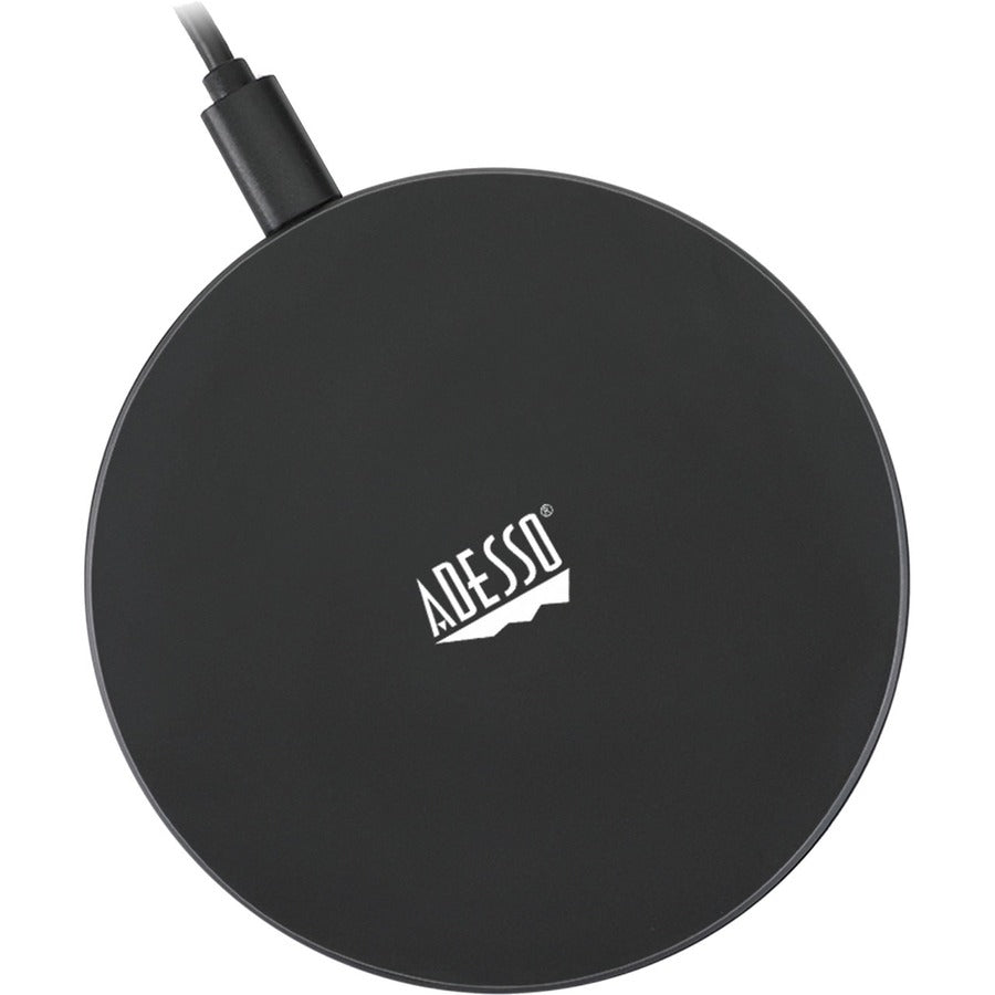 Alternate-Image1 Image for Adesso 10W Max Qi-Certified Disc-Style Wireless Charger