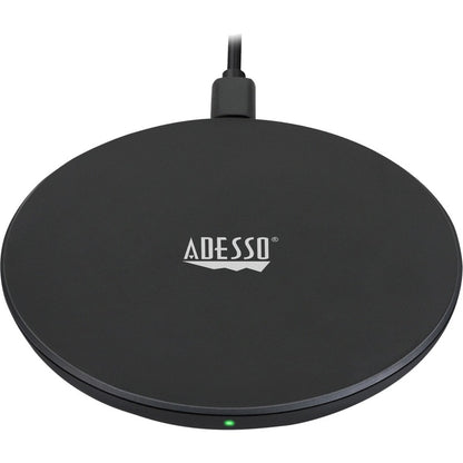 Alternate-Image2 Image for Adesso 10W Max Qi-Certified Disc-Style Wireless Charger